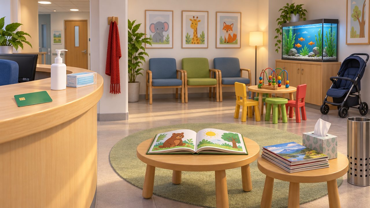 Wartezimmer beim Arzt